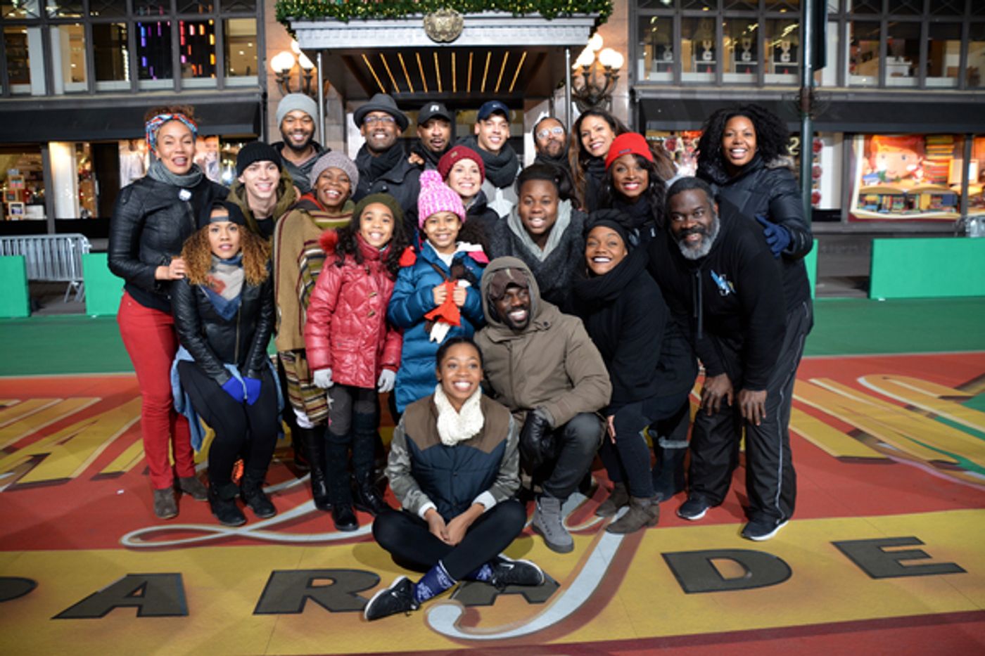 Photo Coverage: Broadway Heads to Herald Square to Rehearse for the MACY'S Thanksgiving Day Parade!  Image