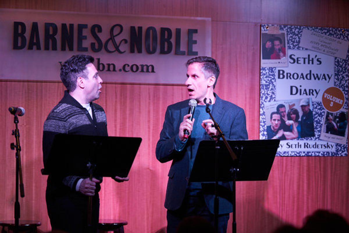 Mario Cantone and Seth Rudetsky at 