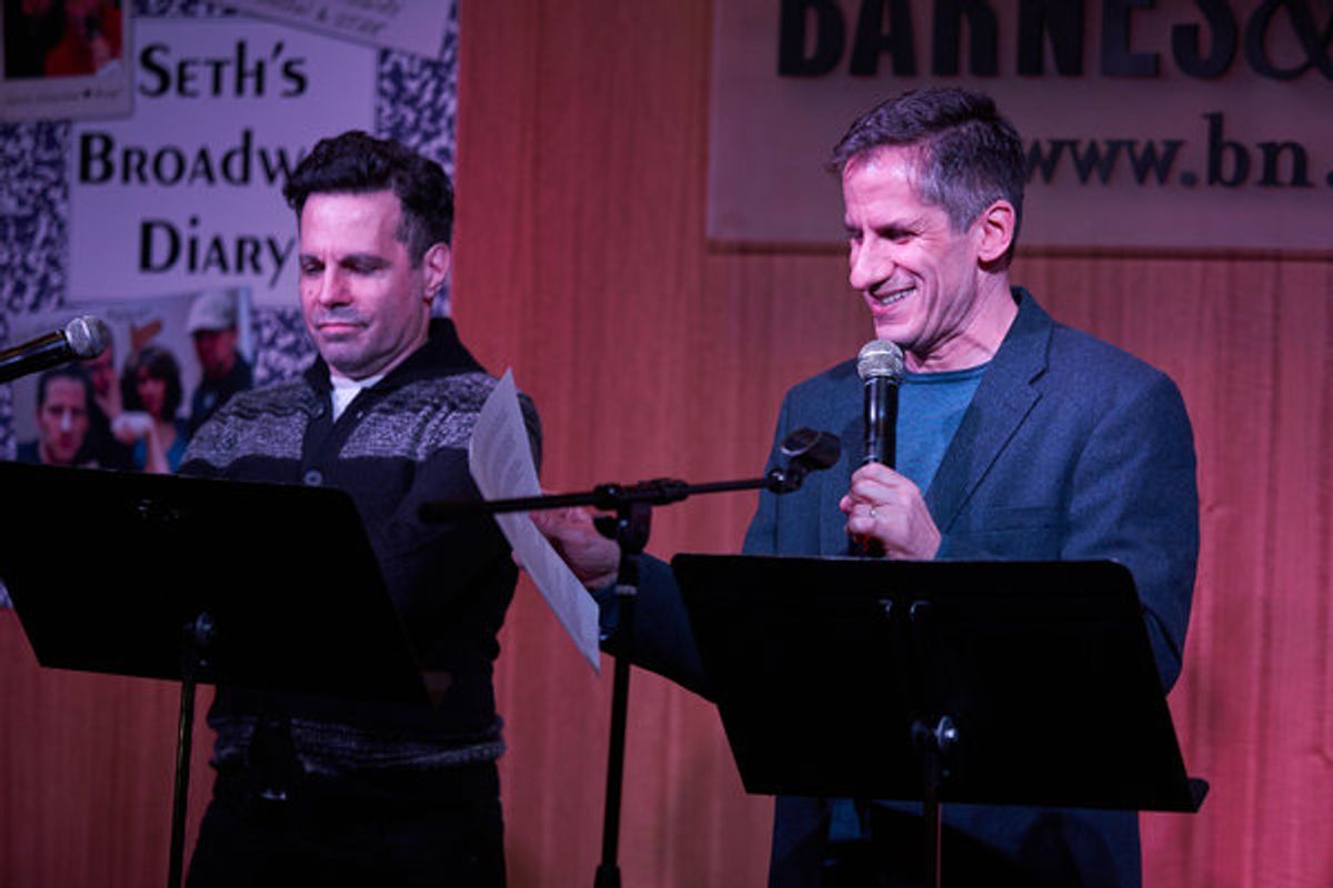 Mario Cantone and Seth Rudetsky at 