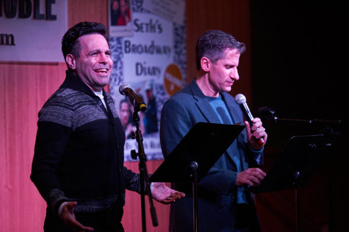 Mario Cantone and Seth Rudetsky at 