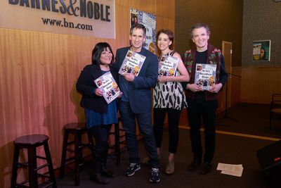 Ann Harada, Seth Rudetsky, Judy Kuhn and Charles Busch Photo
