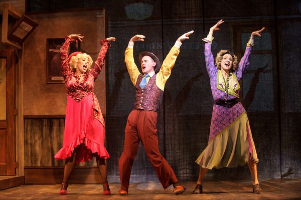 Samantha Sostarich (Lily St. Regis), Matt Crowle (Rooster) and Carrie Hitchcock (Miss Photo