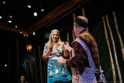 Leif Norby and Merideth Kaye Clark in "Winter Song."
 Photo