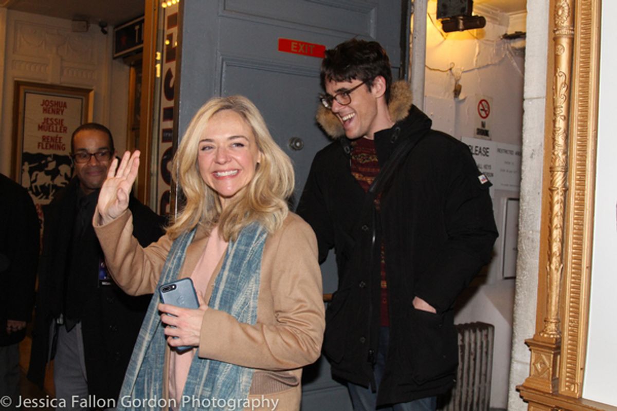 Rachel Bay Jones and Steven Levenson at 