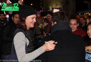 Jennifer Laura Thompson and fans @ BroadwayWorld Jennifer Laura Thompson and fans Photo