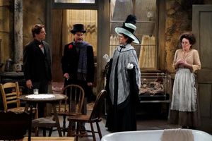  (l-r) Sean Hayes as John Patrick McGee, Eric McCormack as Billem Van Williams, Debra Photo