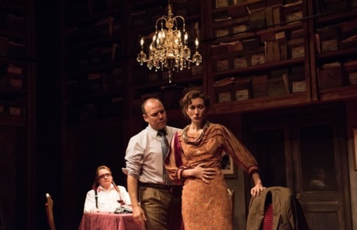 Danny Burstein, Zach Grenier, Tina Benko at 