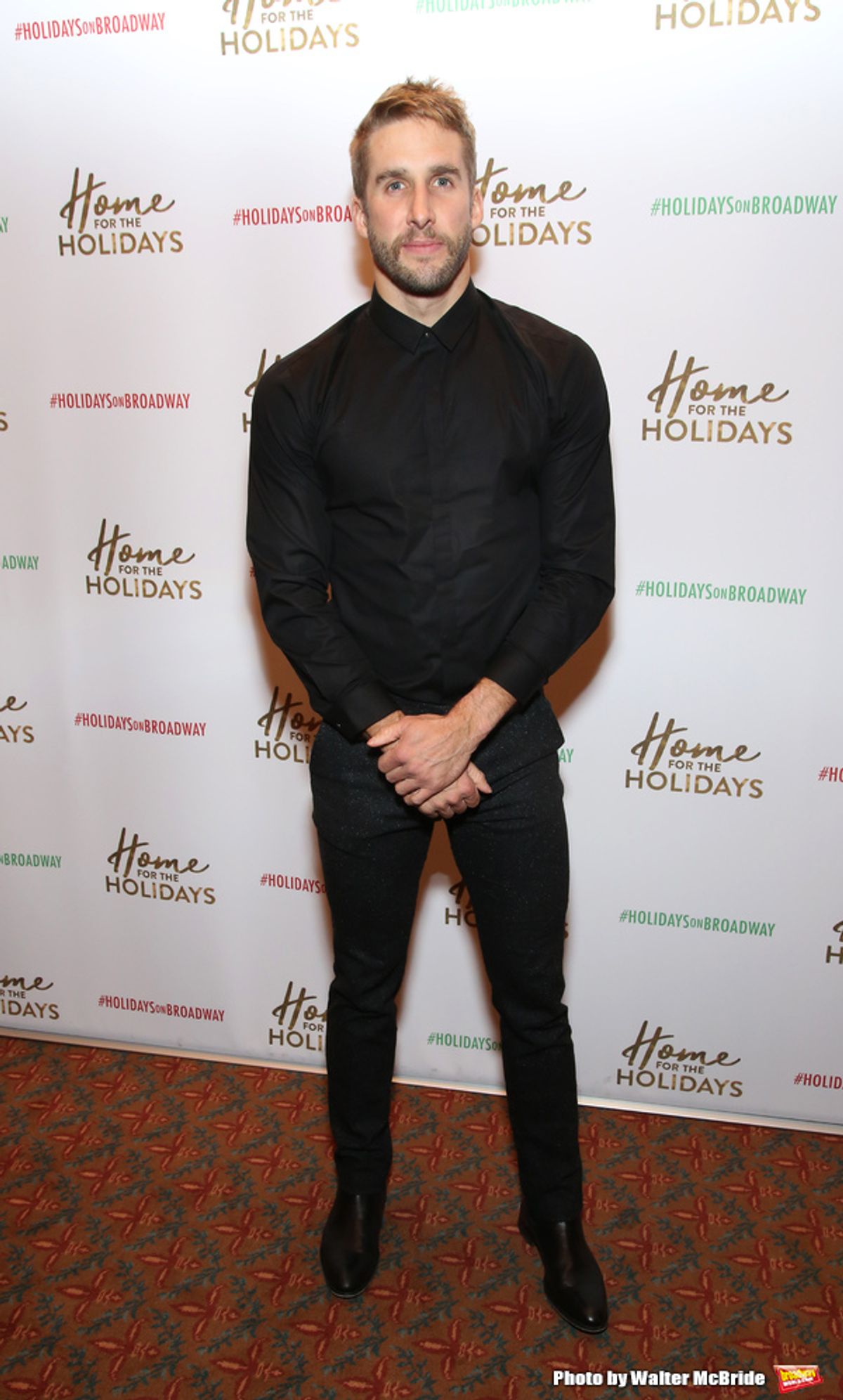 Shawn Booth at On the Opening Night Red Carpet for HOME FOR THE HOLIDAYS!