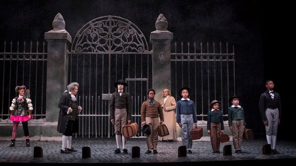 Meighan Gerachis (Schoolteacher), Aaron Stone, Kei, Larry Yando (Ebenezer Scrooge), A Photo