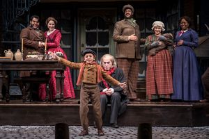 J. Salome Martinez (Abe), Ali Burch (Frida), Paris Strickland (Tiny Tim), Larry Yando Photo