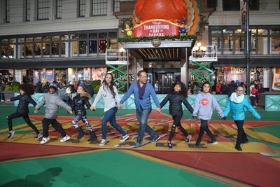 Alan Muraoka and The Sesame Street Cast Photo
