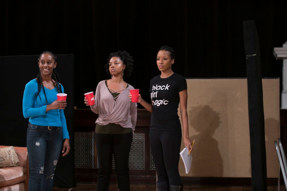 Celeste Cooper (Imani), Nora Carroll (Octavia) and Leea Ayers (June)  at 