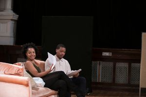 Nora Carroll (Octavia) and ensemble member Namir Smallwood (Justin /Sosa/Dominican Du Photo