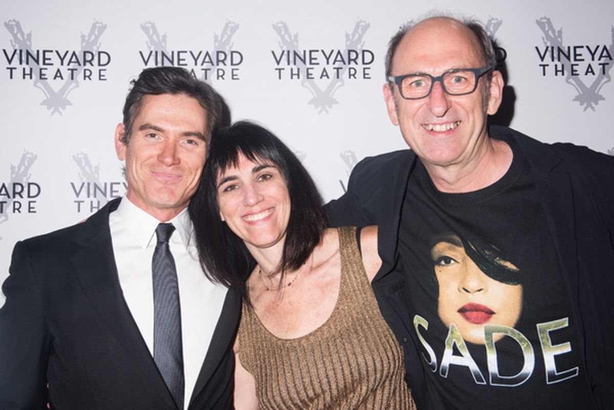 Billy Crudup, Leigh Silverman and David Cale at 
