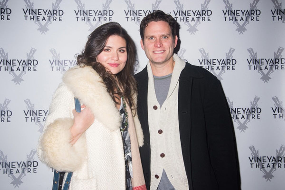 Phillipa Soo and Steven Pasquale at 