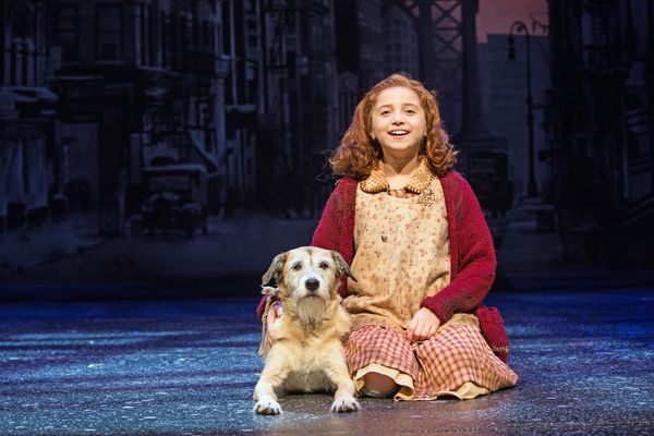 Peyton Ella (Annie) with Macy (Sandy) Photo