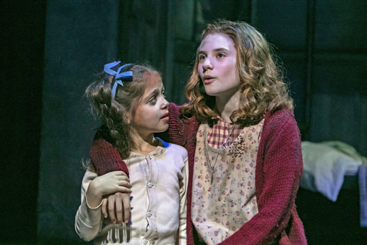 Tessa Noelle Frascogna (Molly) andCassidy Pry (Annie) at 