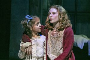 Tessa Noelle Frascogna (Molly) andCassidy Pry (Annie) Photo