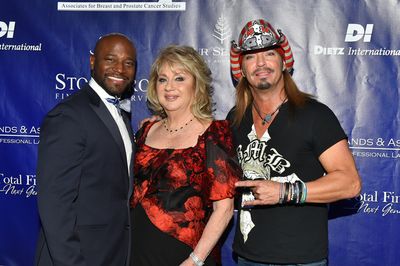 Emcee Taye Diggs, ABCs President Gloria Gebbia, performer Bret Michaels Photo