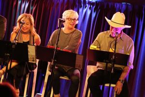 A Urinetown mini-reunion! Jennifer Cody, Nancy Opel & Jeff McCarthy Photo