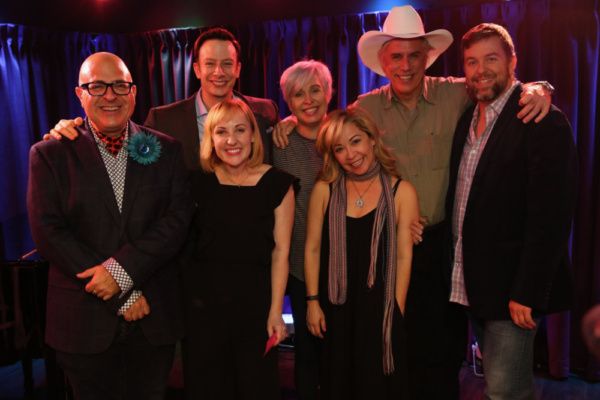 That's all, folks! Frank DeCaro, Tally Sessions, Kathy Searle, Nancy Opel, Jennifer C Photo