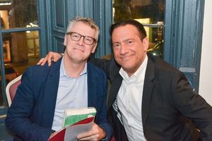 Eugene Pack and Tate Donovan @ BroadwayWorld Eugene Pack and Tate Donovan Photo