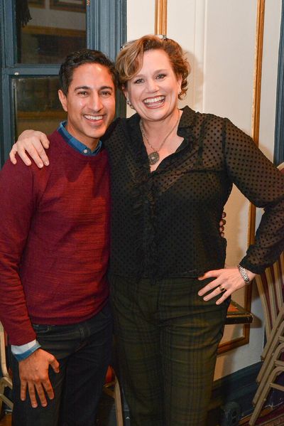 Maulik Pancholy and Cady Huffman Photo