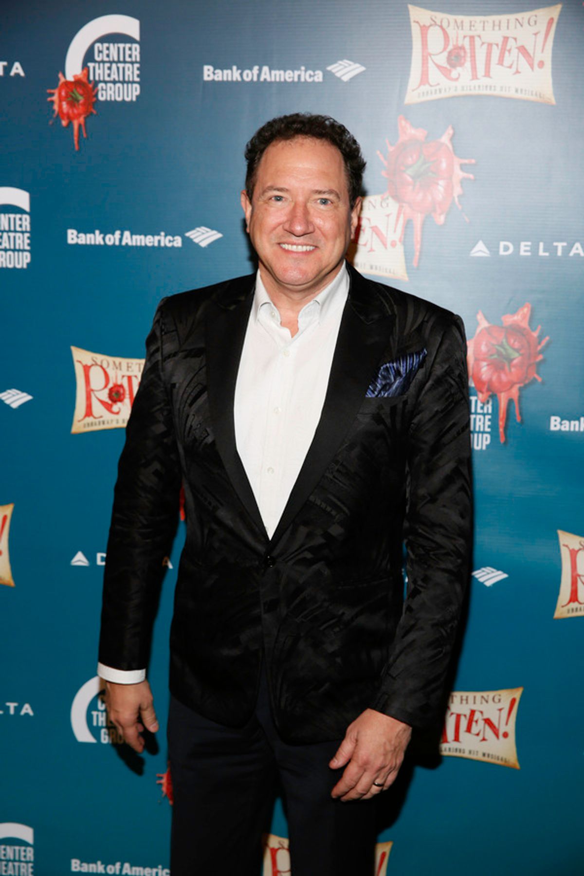 Producer Kevin McCollum arrives for the opening night performance of 'Something Rotten!' at Center Theatre Group/Ahmanson Theatre on Tuesday, November 21, 2017, in Los Angeles, California. (Photo by Ryan Miller/Capture Imaging) at 