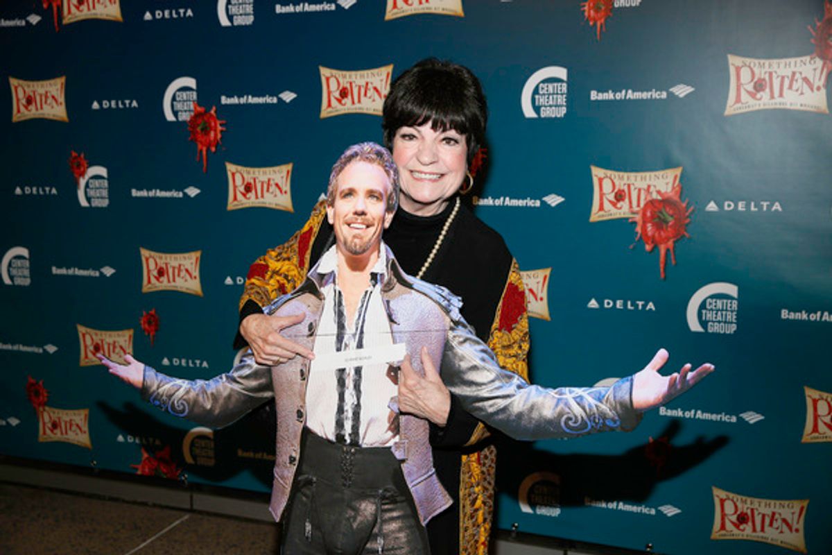 Actor Jo Anne Worley arrives for the opening night performance of 'Something Rotten!' at Center Theatre Group/Ahmanson Theatre on Tuesday, November 21, 2017, in Los Angeles, California. (Photo by Ryan Miller/Capture Imaging) at 