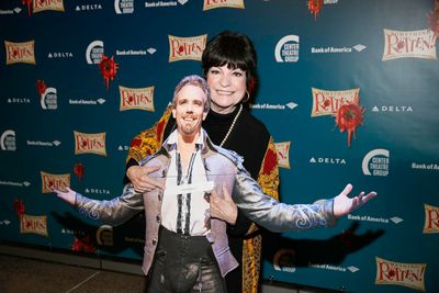 Actor Jo Anne Worley arrives for the opening night performance of "Something Rotten!" Photo