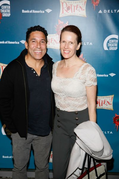 Actors Oscar Nunez and Ursula Whittaker arrive for the opening night performance of " Photo