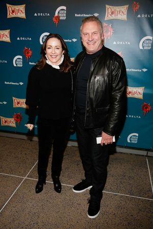 Actors Patricia Heaton and David Hunt arrive for the opening night performance of "So Photo