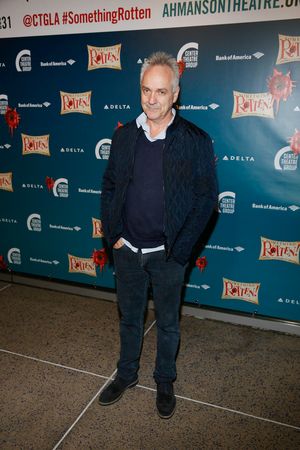 Actor Joe Pacheco arrives for the opening night performance of "Something Rotten!" at Center Theatre Group/Ahmanson Theatre on Tuesday, November 21, 2017, in Los Angeles, California. (Photo by Ryan Miller/Capture Imaging) @ BroadwayWorld Actor Joe Pacheco arrives for the opening night performance of "Something Rotten!" at Photo