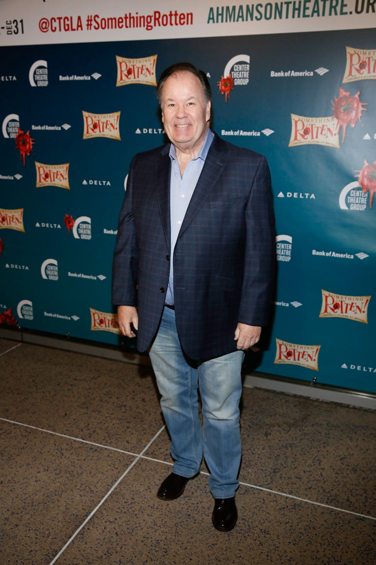 Actor Dennis Haskins arrives for the opening night performance of 'Something Rotten!' at Center Theatre Group/Ahmanson Theatre on Tuesday, November 21, 2017, in Los Angeles, California. (Photo by Ryan Miller/Capture Imaging) at 