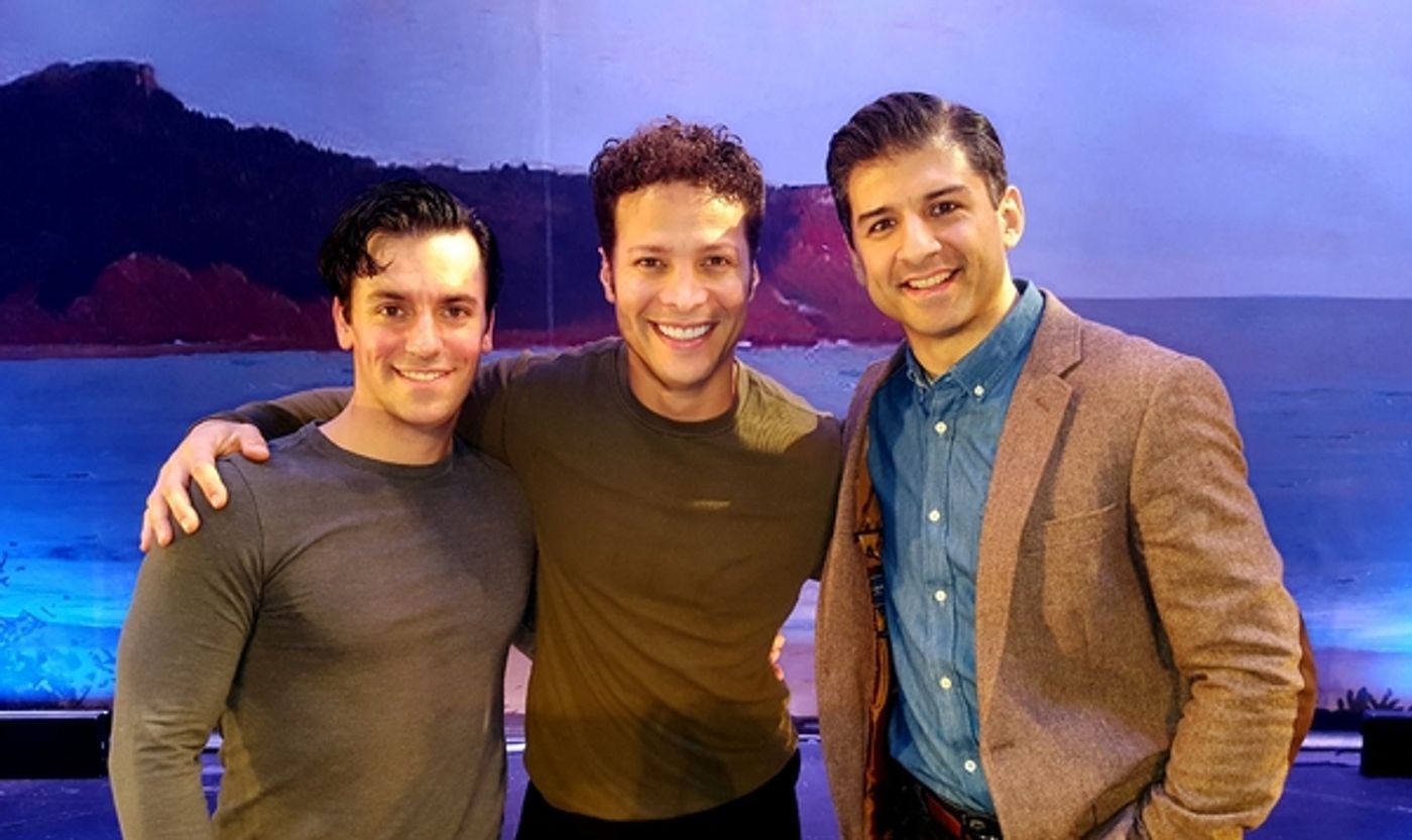 Photo Flash: Tony Yazbeck Visits Broadway Buddies in THE NEW WORLD at Bucks County Playhouse  Image