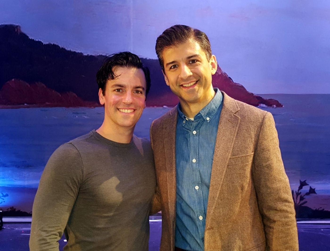 Photo Flash: Tony Yazbeck Visits Broadway Buddies in THE NEW WORLD at Bucks County Playhouse  Image