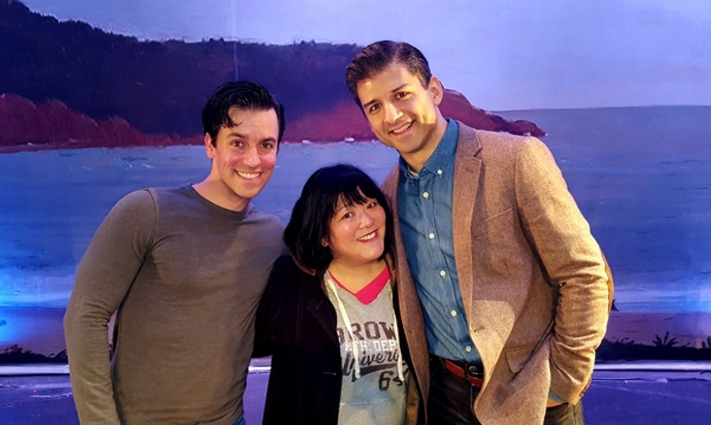 Photo Flash: Tony Yazbeck Visits Broadway Buddies in THE NEW WORLD at Bucks County Playhouse  Image