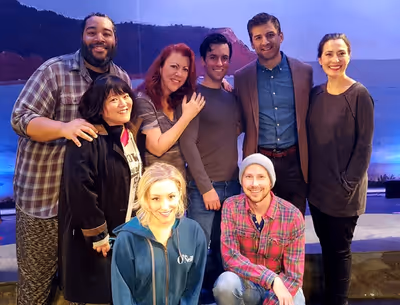 Tony Yazbeck and the Cast of THE NEW WORLD Photo