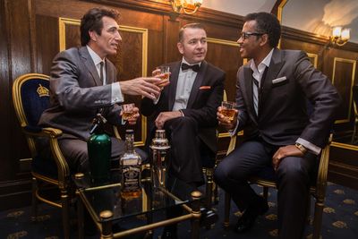 Nigel Casey (Dean Martin), Garrett Phillips (Frank Sinatra) and David Hayes (Sammy Da Photo