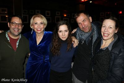 Steve Rosen, Julie Halston, Talene Monahon, David Woolard and Veanne Cox Photo