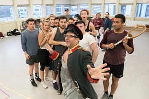 Michael Matusa and the Cast of THE WIZARD OF OZ Photo