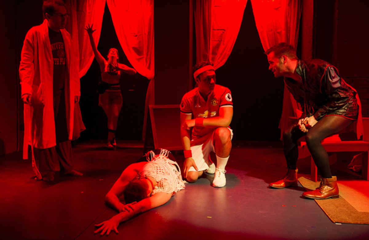 Olli Haaskivi (as Peter Gil), Megan Hill (as Maria), Tommy Heleringer (as Butler), Juan Arturo (as Rafa), Tommy Russell (as John Ort) at 