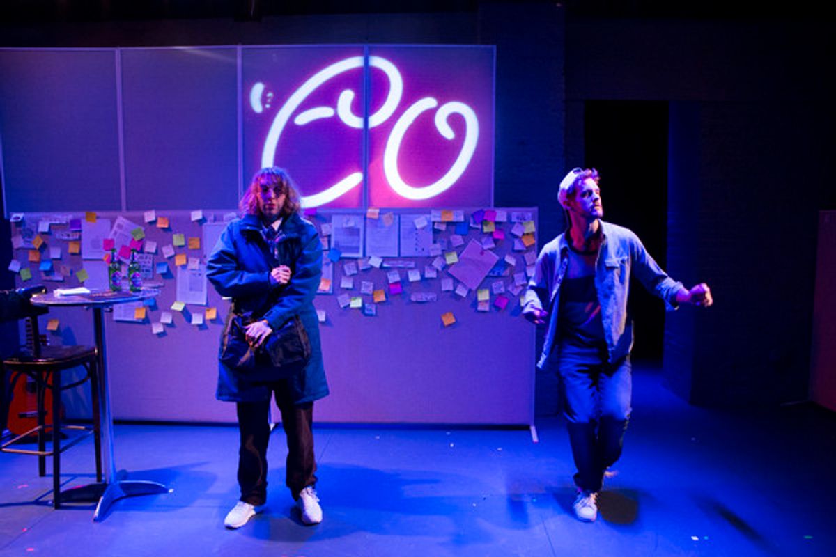 Crystal Finn (as Sherri), Austin Blunk (as That Guy) at 