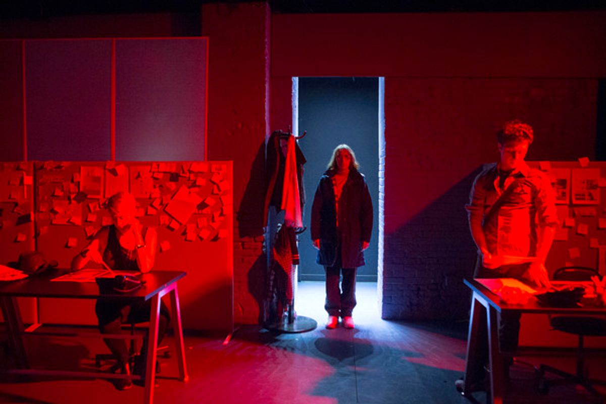 Jennifer Morris (as Kate), Crystal Finn (as Sherri), Adam Green (as Mark) at 