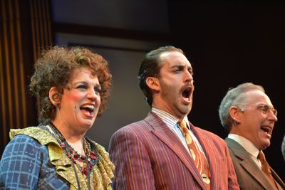 Beth Leavel, Cooper Grodin and Kevin Papiseau  Photo