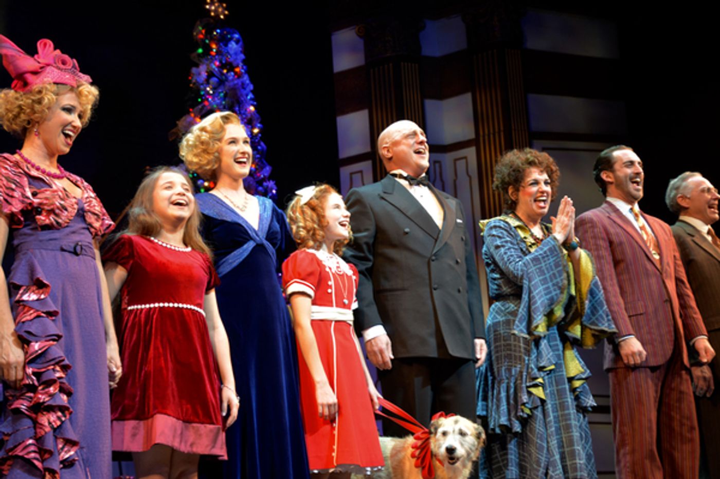 Photo Coverage: The Cast of ANNIE at Paper Mill Take Opening Night Bows  Image