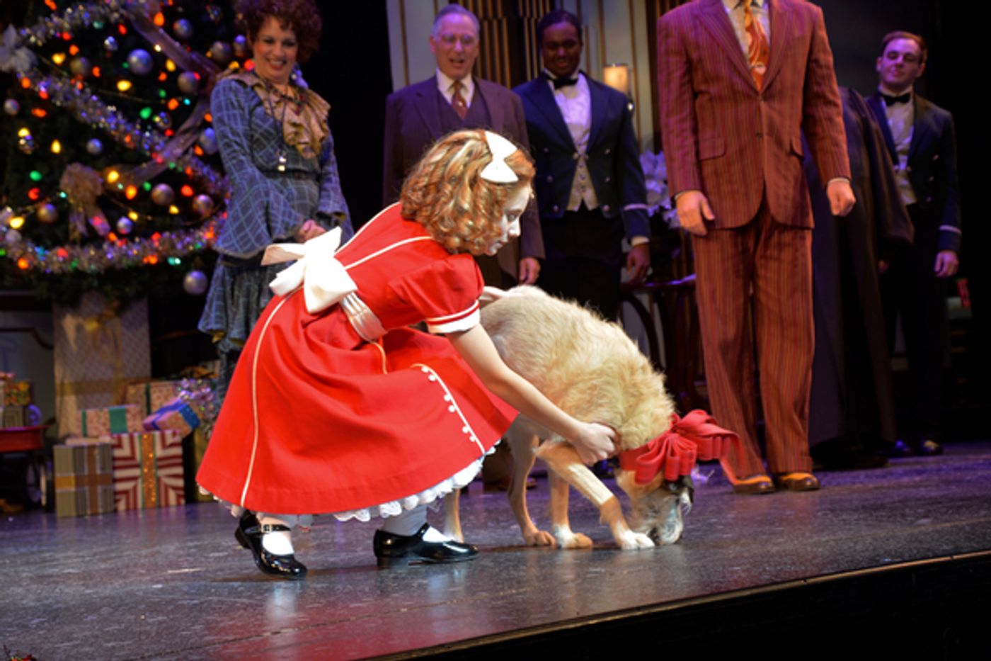 Photo Coverage: The Cast of ANNIE at Paper Mill Take Opening Night Bows  Image