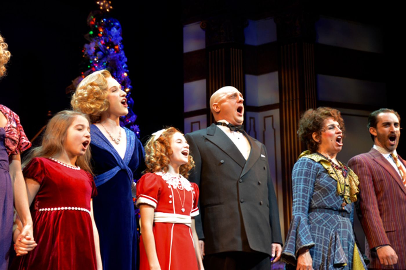 Photo Coverage: The Cast of ANNIE at Paper Mill Take Opening Night Bows  Image