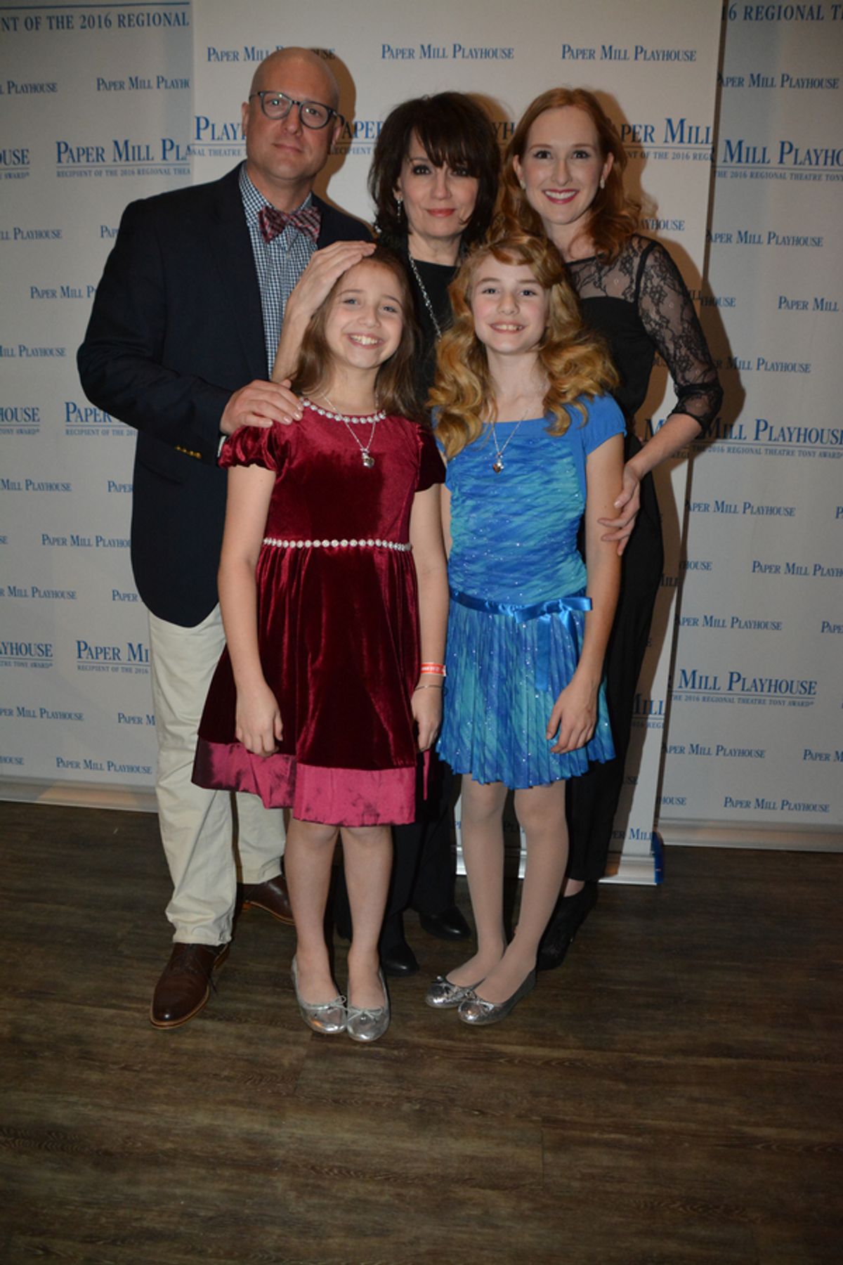 Christopher Sieber, Beth Leavel, Erin Mackey, Peyton Ella and Cassidy Pry at 