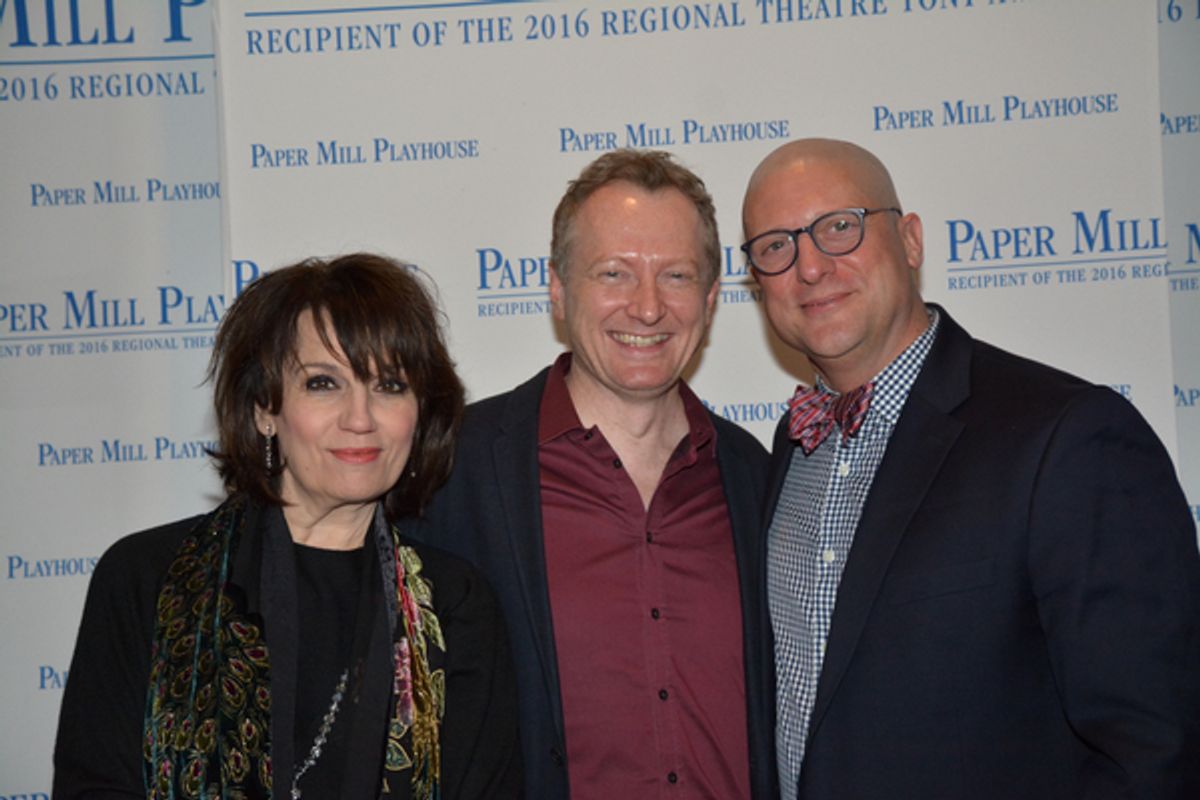Beth Leavel, Bob Martin and Christopher Sieber at 